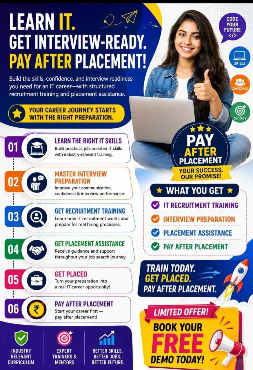 Learn IT Get Interview-Ready Pay After Placement